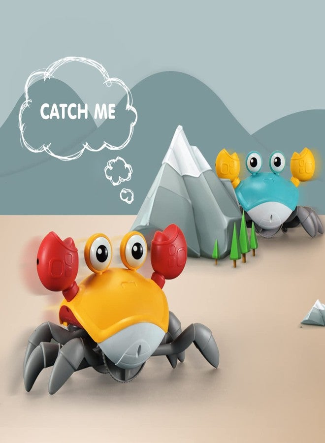 TOHIBEE Crawling Crab Baby Toy, Sensing Interactive Walking Dancing Baby Sensory Toy with Music, Infant Tummy Time Toys, Fun Birthday Gift for Infant Toddler Boy Girl (Green) - Image 4